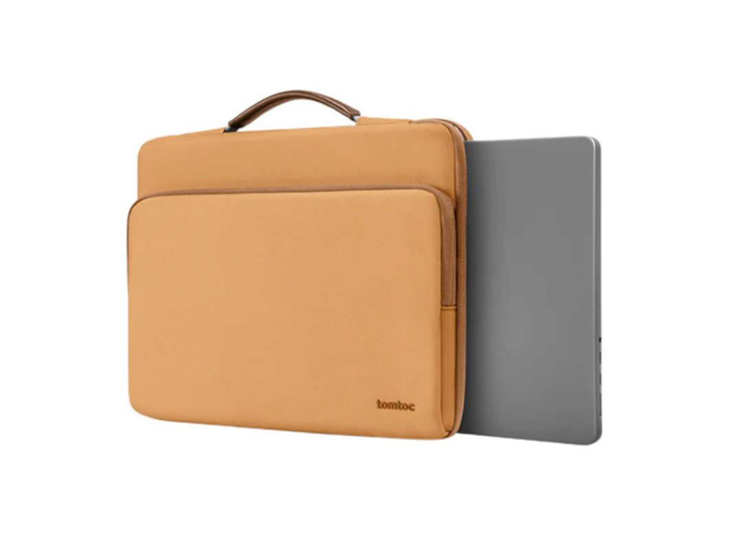 Buy Tomtoc Defender-A14 Laptop Handbag for 13-inch MacBook Air - Bronze in Qatar Buy Tomtoc Defender-A14 Laptop Handbag for 13-inch MacBook Air - Bronze in Qatar